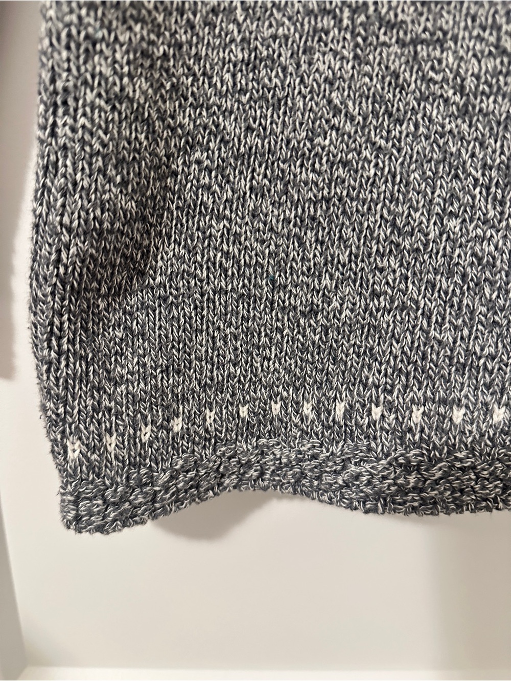 Cotton Country Grey Marled Knit Crewneck Sweater Canadian Flag Size Small Womens - Picture 3 of 14